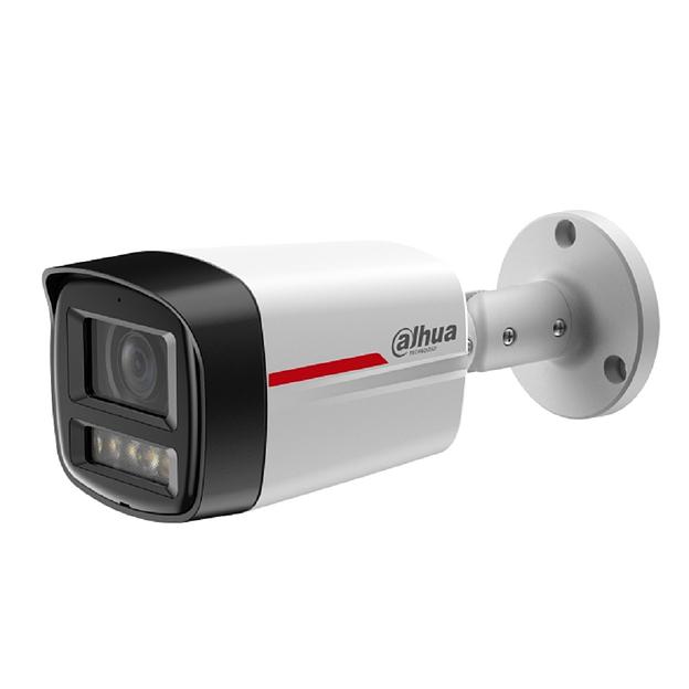 DAHUA DH-IPC-HFW2449TLP-S-LED-0600B-PRO Уличная цилиндрическая IP-видеокамера WizColor 4Мп, 1/1.8” CMOS, объектив 6мм, видеоаналитика, микрофон, LED 50м, IP67, металл фото 1