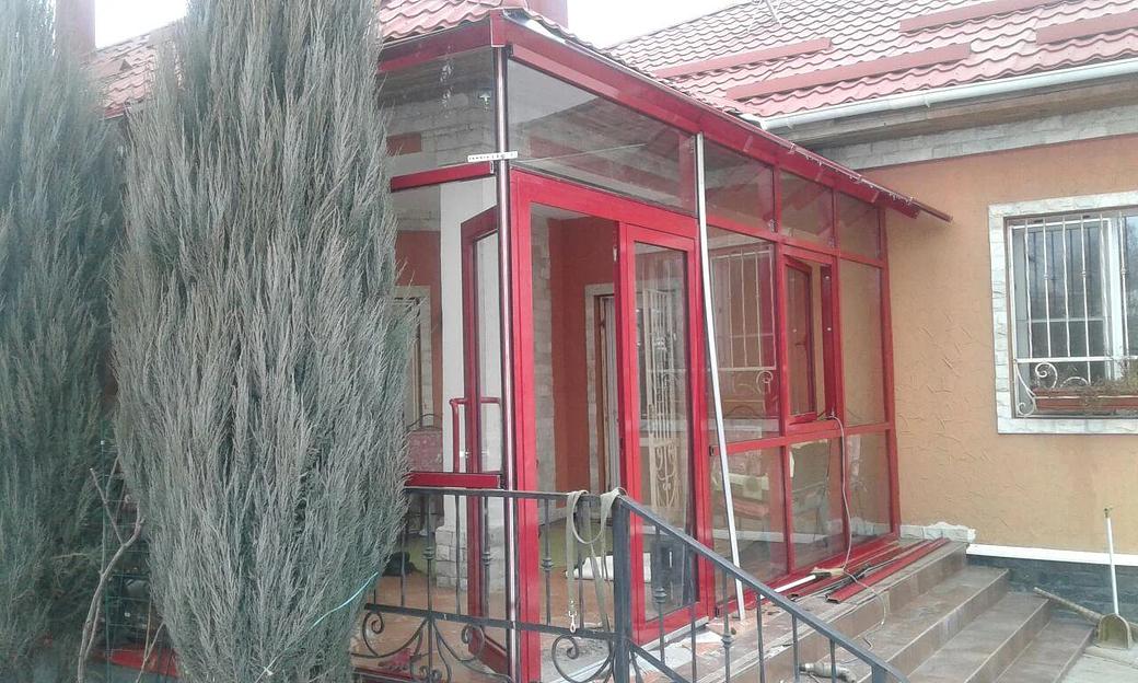 Изготовление стоечно-ригельной системы «Зимний сад» г. Алматы опт фото 1