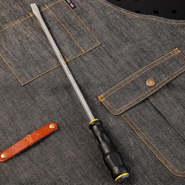 Шлицевая отвертка со сквозным хвостовиком (ударная) Deli DL6270081 SL8x200 фото 7