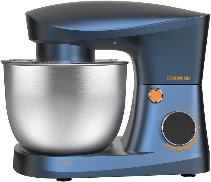 Миксер планетарный Starwind SPM2252 1500Вт синий фото 1