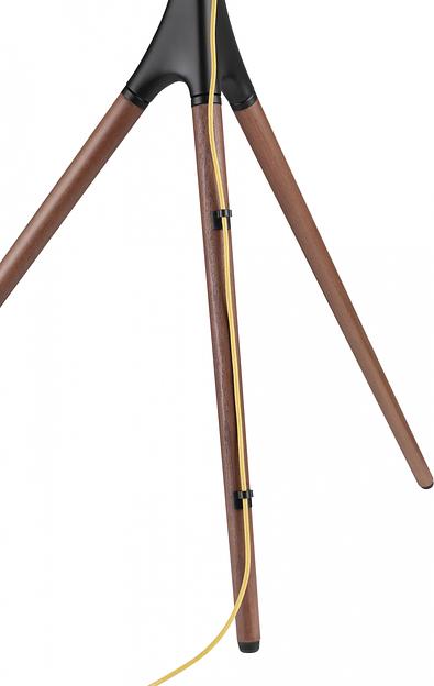 Подставка для телевизора Cactus CS-ST1246BKWN, 45-65", напольный, черный / орех фото 6