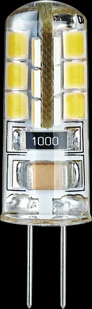Лампа светодиодная LED 2.5вт 230в G4 тепло-белый капсульная фото 1