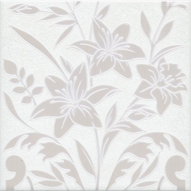 Декор Kerama Marazzi Барберино белый глянцевый 3 200x200 фото 1