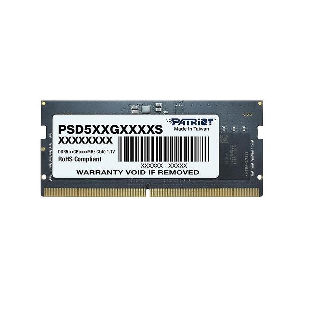 Модуль памяти DIMM 8GB DDR5-4800 PSD58G480041 PATRIOT фото 1