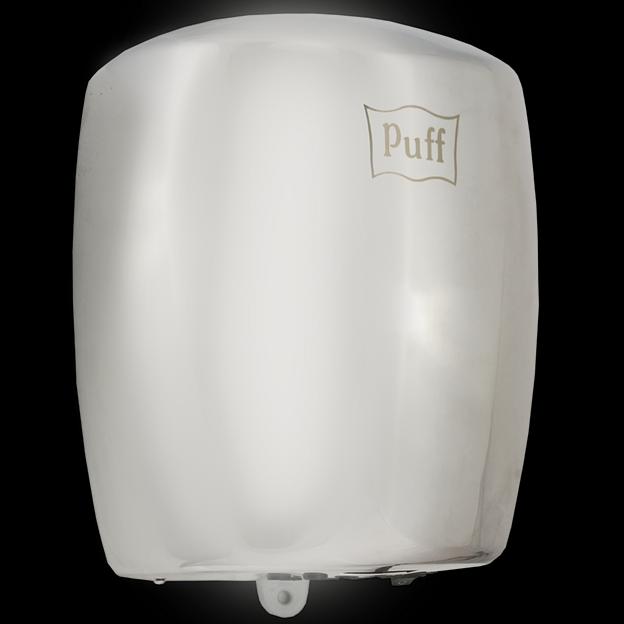 Электросушитель для рук "Puff-8887", тёмно-серебристый 1,2 кВт фото 1