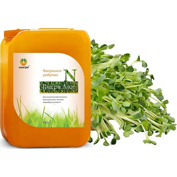 Удобрение для роста растений «Изагри Азот» 10 л опт фото 1