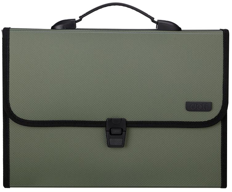 Папка-портфель Deli Extend E5556 12 отдел. A4 полипропилен 1.05мм ассорти фото 3