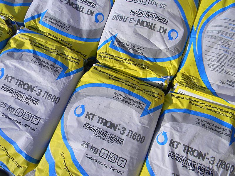 Литьевой высокопрочный ремонтный состав КТтрон-3 Л600 фото 3