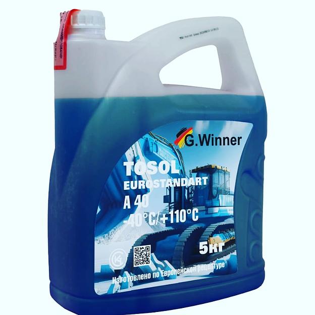 Тосол синий А40  (-40/+110 °C), 5 кг ОПТ фото 1