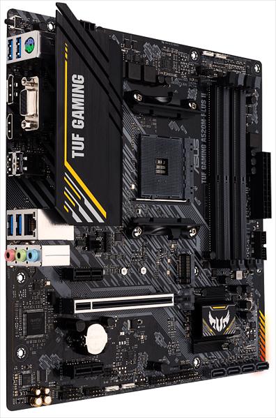 Материнская плата Asus TUF GAMING A520M-PLUS II Soc-AM4 AMD A520 4xDDR4 mATX AC`97 8ch(7.1) GbLAN RAID+VGA+HDMI+DP фото 2