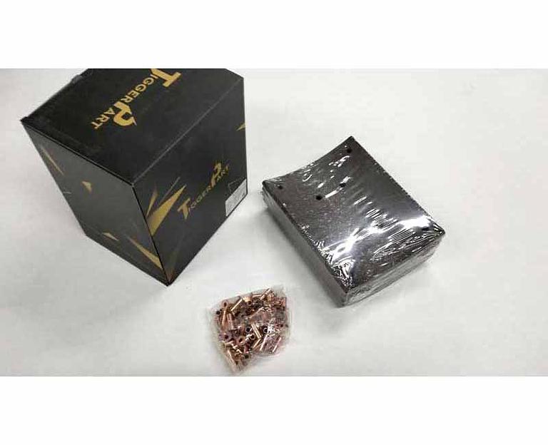 Накладка тормозная задняя (8 отверстий) SHAANXI F3000 DZ9112340062 TiggerPart фото 2