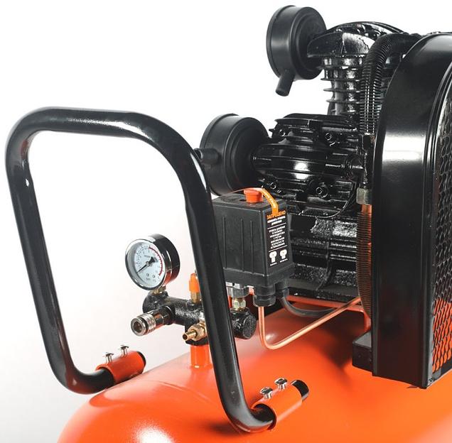 Компрессор поршневой Patriot PTR 100-670 масляный 670л/мин 100л 3000Вт оранжевый фото 4