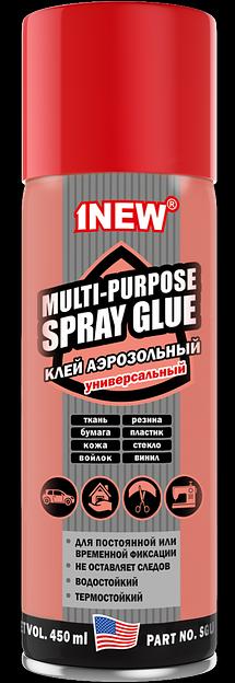 Клeй аэрозольный универсальный 1NEW ОПТ фото 1