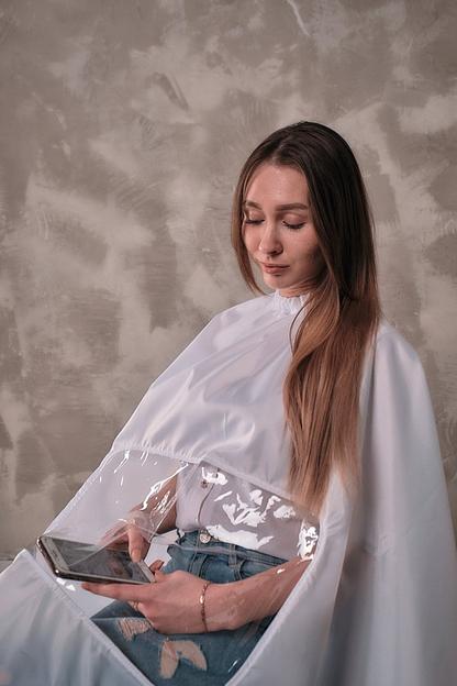 Пеньюар белый FSK с окошком опт фото 1