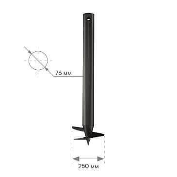Винтовая свая 76х2000 фото 2