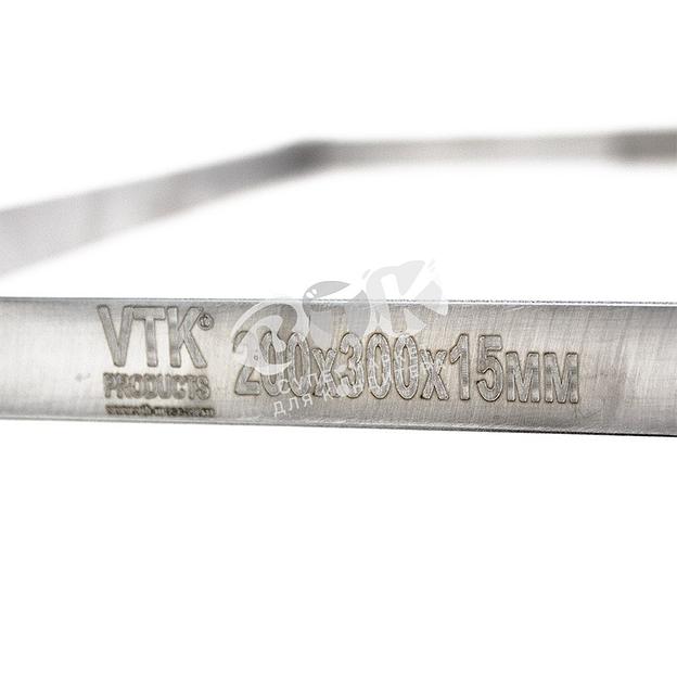 Рамка для конфет и шоколада 200х300х15 мм нержавеющая сталь фото 3