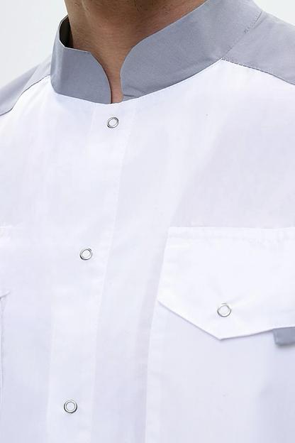 Костюм медицинский мужской DB7-03-01-1, 0+34, опт фото 2