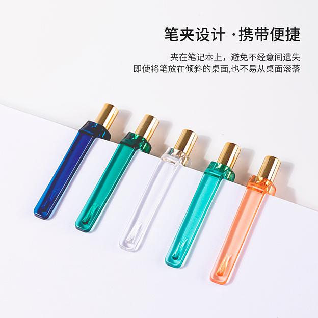 Ручка гелев. Deli Nusign NS557 ассорти черные автоматическая линия 0.5мм фото 3