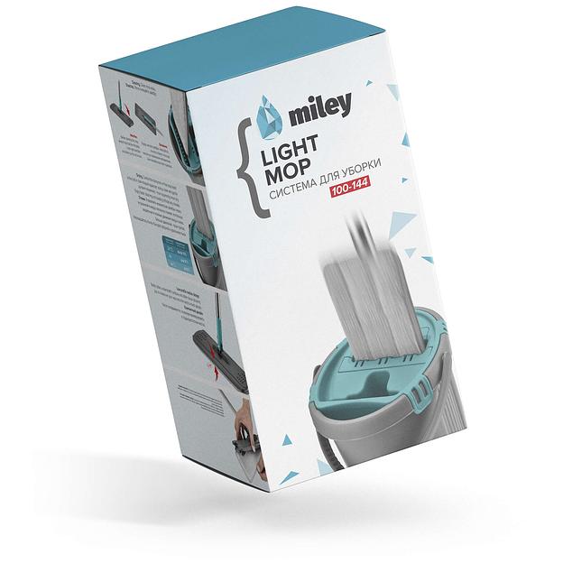 Швабра и ведро с отжимом MILEY «Light Mop», арт.100-144 ОПТ фото 3