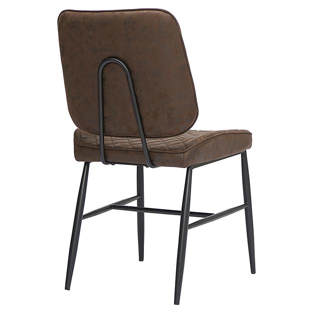 Стул Maril, экокожа, темно-коричневый фото 4