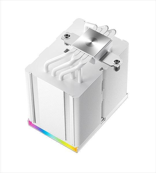 Кулер для процессора DEEPCOOL AK500 DIGITAL PRO WH LGA20XX/1700/1200/115X/AM5/AM4 (TDP 240W, PWM, Fan 120mm, 5 тепл. трубок, ARGB, белый) RET фото 6