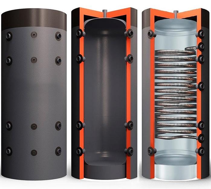 Теплоаккумулятор ТС-2000 (Буферная ёмкость) ОПТ  фото 3