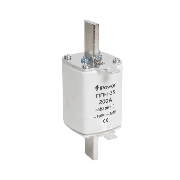 Предохранитель плавкий  iPower  ППН-35 200А  габарит 1 фото 1