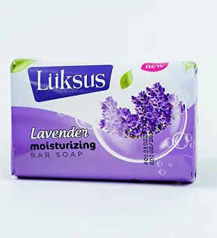 Мыло твёрдое Luksus «Лаванда» в бумажной упаковке 90 г, опт фото 1