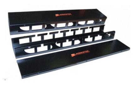 Органайзер Lanmaster (LAN-ORG/CV-2U) 19" c крышкой, 2U фото 1