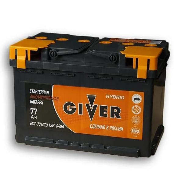 Аккумулятор GIVER Hybrid 77R фото 1