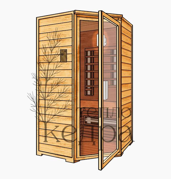 Сауна ИК №2 «Комфортная» с керамическим нагревателем ОПТ фото 4