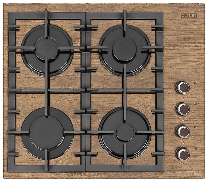 Газовая варочная поверхность Gefest СГ СВН 2230 К47 коричневый фото 1