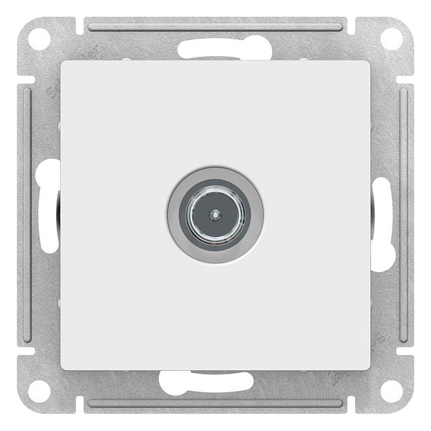 Systeme electric ATN000191 ATLASDESIGN TV РОЗЕТКА оконечная 1DB, механизм, БЕЛЫЙ фото 1
