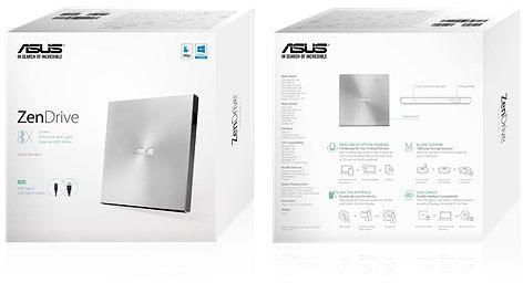 Привод DVD-RW Asus SDRW-08U9M-U серебристый USB slim ultra slim M-Disk Mac внешний RTL фото 4