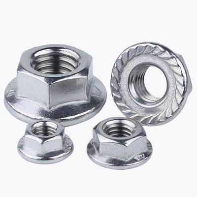 Гайка с пресс-шайбой DIN 6923 М16 оцинкованная фото 1