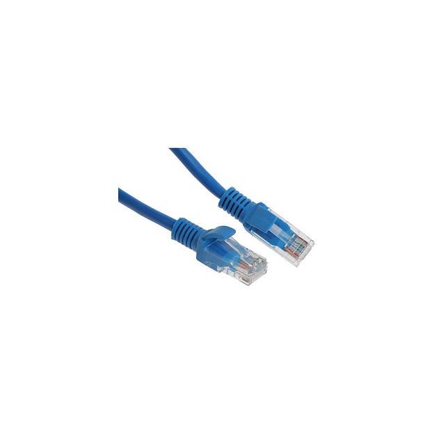 Патч-корд PREMIER PP12-0.25M/B литой (molded), UTP, кат.5E, 0.25м, 4 пары, 26AWG, алюминий омедненный, многожильный, синий фото 1