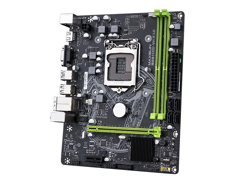 Материнская плата MAXSUN Challenger H310-VH R3.0, Socket1151, mATX, Retail, 2xDDR4, PCIe3.0, GLAN, 2xPS/2, 6xUSB2, 4xUSB3, CPU TDP 65Вт, VGA, HDMI (MSCH-H310-VH-R3.0) фото 2