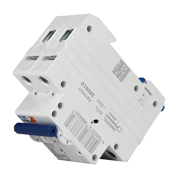 Выключатель автоматический модульный 2п C 63А 6кА OptiDin BM63-2C63-УХЛ3 КЭАЗ 260610 фото 5