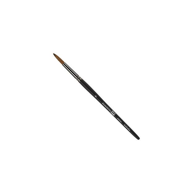 Кисть BRAUBERG Art Classic, 200935, художественная, из волоса колонока, круглая, №6 фото 1