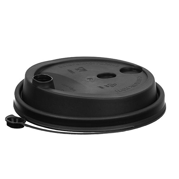 Крышка с питейником D-90 черные матовые ОПТ фото 1