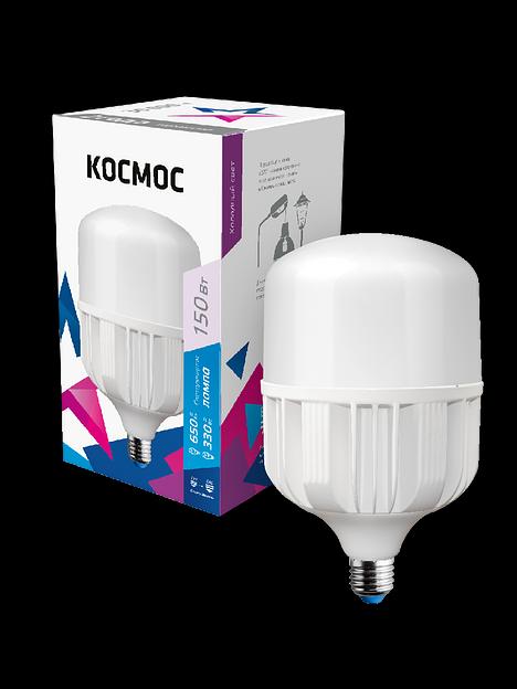 Лампа светодиодная LED 150Вт 220В Е27 с переходник в комплекте на Е40 6500K дневной 13200 лм фото 1