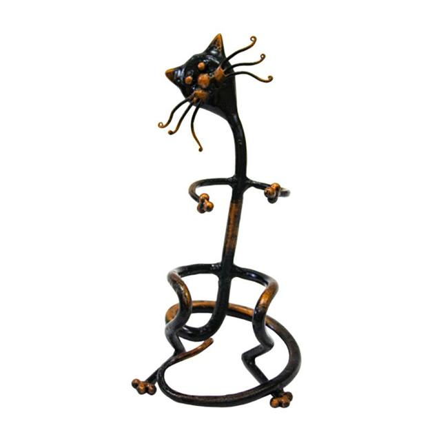 Подставка под бутылку (d=65 мм) Кот Афанасий Ковка фото 1