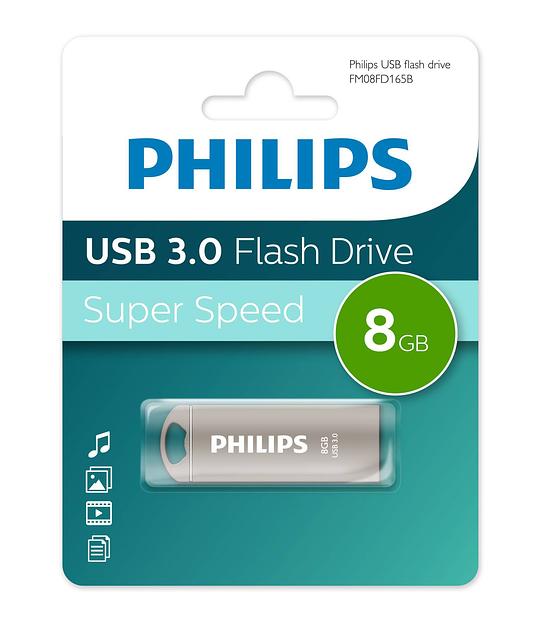 Флеш накопитель 8GB PHILIPS IRON 3.0 8GB, USB 3.0 фото 2