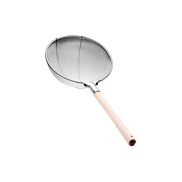 Сито d=350 мм. нерж. с дерев. ручкой (мелкая сетка 1 мм) /1/ фото 1