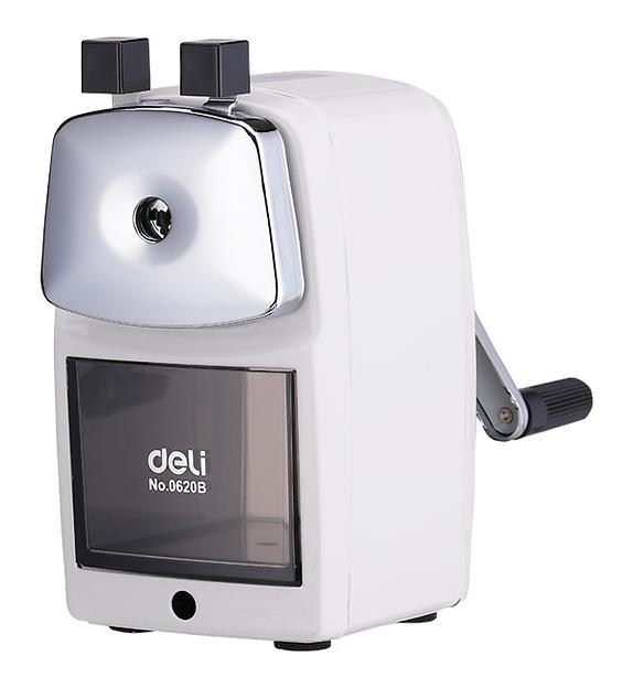 Точилка для карандашей механическая Deli E0620 1 отверстие ассорти фото 2