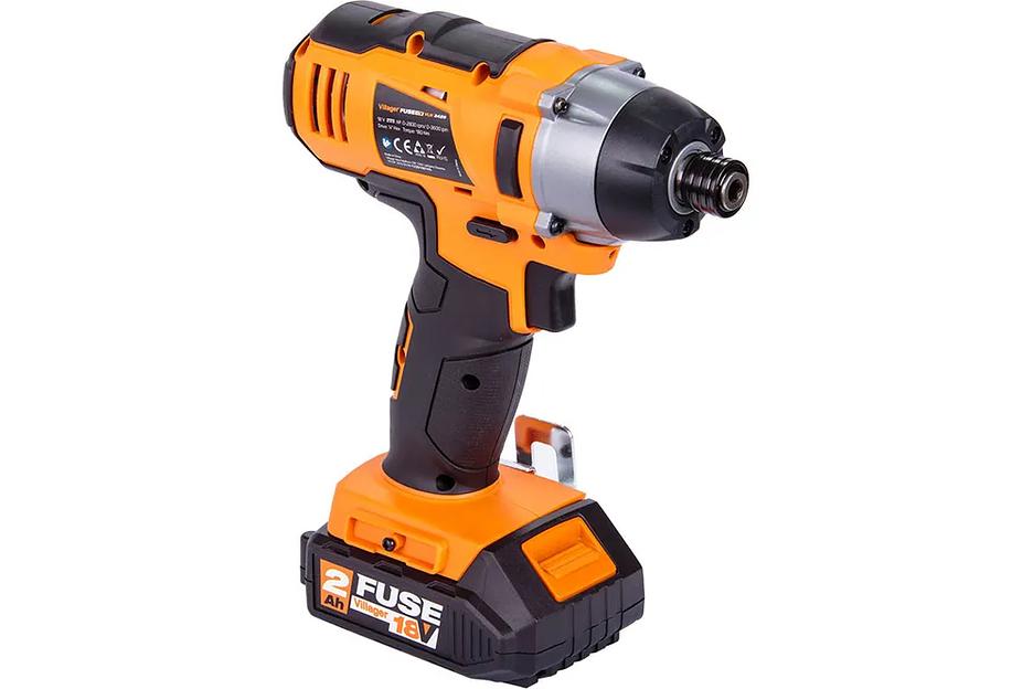 Винтовёрт ударный щёточный аккумуляторный FUSE VLN 3420 (без АКБ), 18V опт фото 6