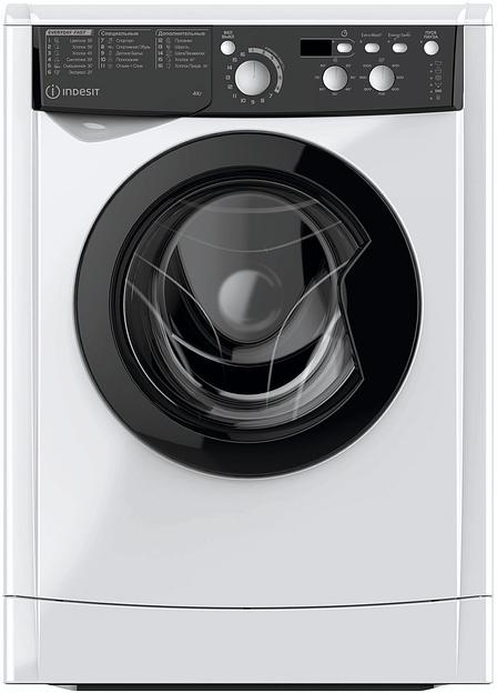 Стиральная машина Indesit MyTime EWUD 4105 BK CIS класс: A-10% загр.фронтальная макс.:4кг белый фото 1