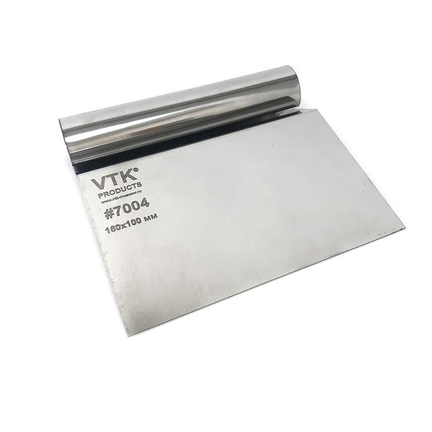 Шпатель скребок 160х100 мм нержавеющая сталь фото 1