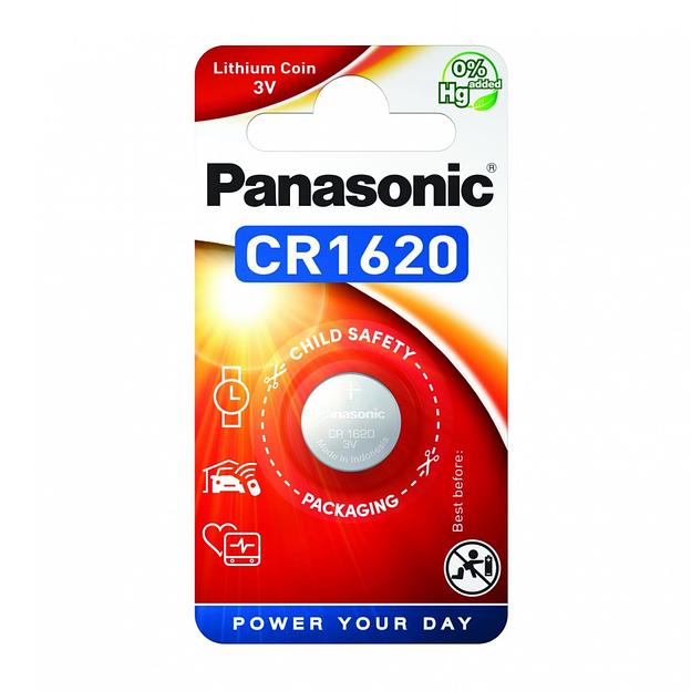 Элемент питания Panasonic Power Cells CR1620 B1 ОПТ фото 1