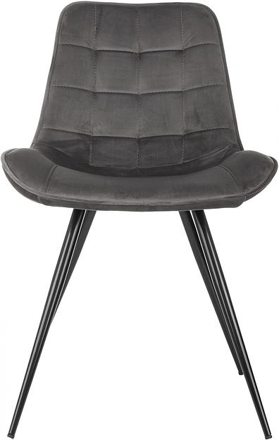 Стул для дома Бюрократ CH-K2_2 комплект 2шт т.серый Holland 18 металл черный на ножках (CH-K2_1/HL18_2) фото 3